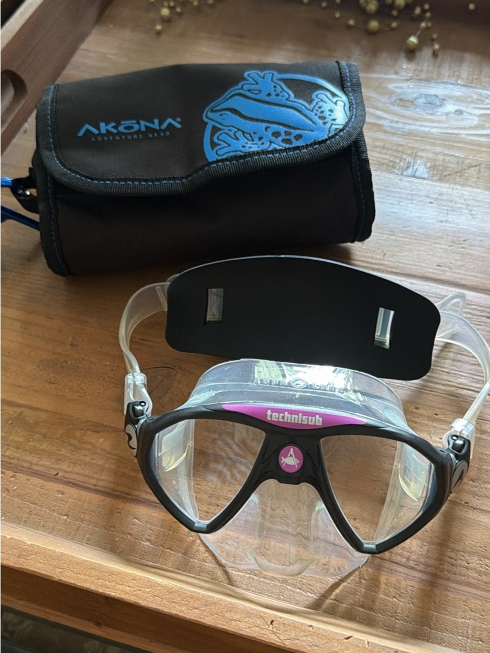 Aqua Lung Technisub Scuba Mask with Akona Case